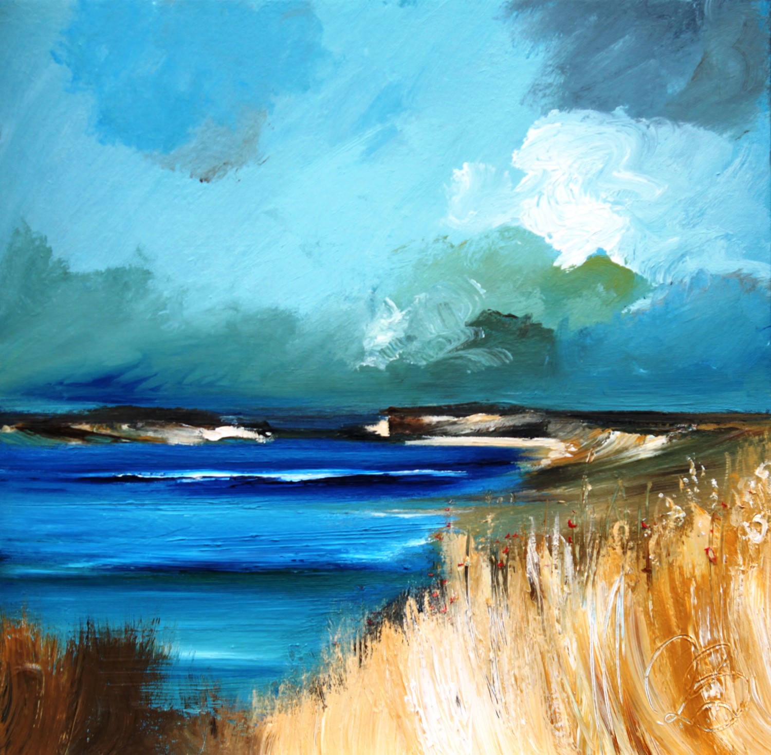 'Blustery Inlet' by artist Rosanne Barr